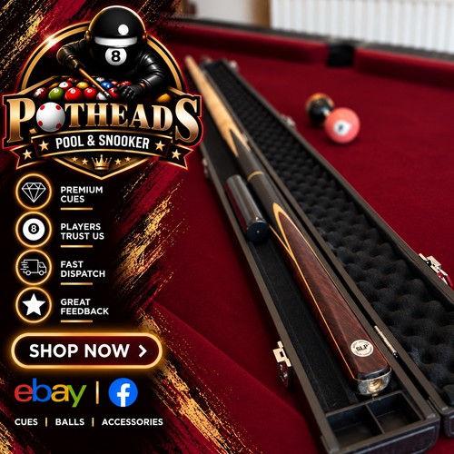 Ash snooker cue - 57”,