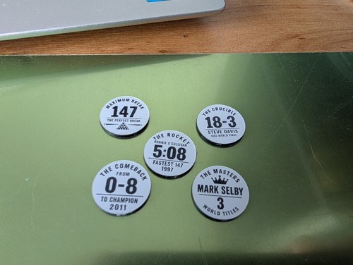 Personalised cue badge - cue, snooker